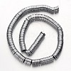 Electroplate Non-magnetic Synthetic Hematite Beads Strands X-G-F300-17B-01-2