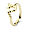Brass Open Cuff Rings RJEW-B051-42G-1