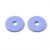 Flat Round Handmade Polymer Clay Beads CLAY-R067-12mm-32-7