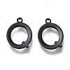304 Stainless Steel Charms LS-STAS-H112-Q-EB-1