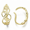 Brass Micro Pave Clear Cubic Zirconia Cuff Earrings EJEW-S201-203G-NF-3