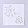 Christmas Theme Plastic Reusable Drawing Painting Stencils Templates DIY-G027-A01-2