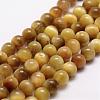 Natural Tiger Eye Bead Strands G-D840-54-6mm-03-1