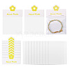 100Pcs Rectangle Clear Polypropylene Cellophane Bags CDIS-TA0001-37A-3
