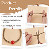 Round Braided Leather Cord OCOR-WH0082-109B-3