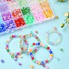 600Pcs 24 Style Transparent Acrylic Beads MACR-YW0002-92-4