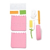 Non Woven Fabric Embroidery Needle Felt Sewing Craft of Pretty Bag Kids DIY-H140-12-2