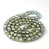 Electorplated Glass Beads EGLA-E006-3M-2