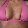Alloy Round Plastic Imitation Pearl Sexy Bikini Body Chains WG11E0D-05-1