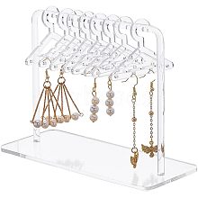 Transparent Acrylic Earring Display Stands EDIS-WH0021-11