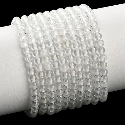 Natural White Topaz Beads Strands G-P627-3mm-02-1