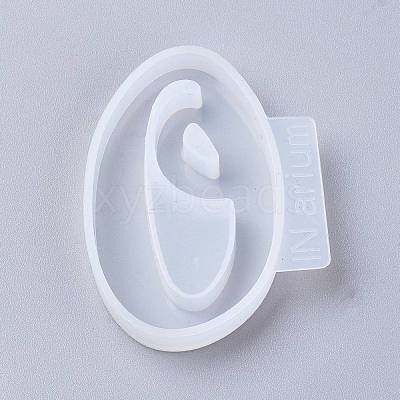 Letter DIY Silicone Molds X-DIY-I034-08O-1