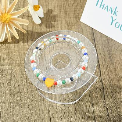 Organic Glass Bracelets/Bangles Display BDIS-N002-01-1