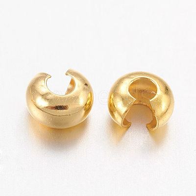 Brass Crimp Beads Covers LS-X-KK-H289-NFG-NF-1
