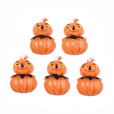 Autumn Theme Opaque Resin Cabochons Style CRES-N033-015-1