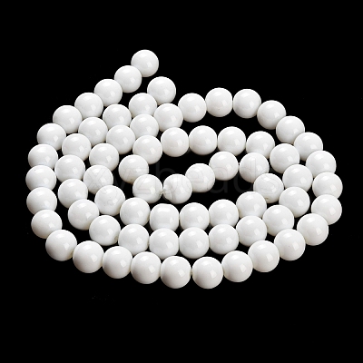 Painted Glass Bead Strands DGLA-S071-12mm-01-1