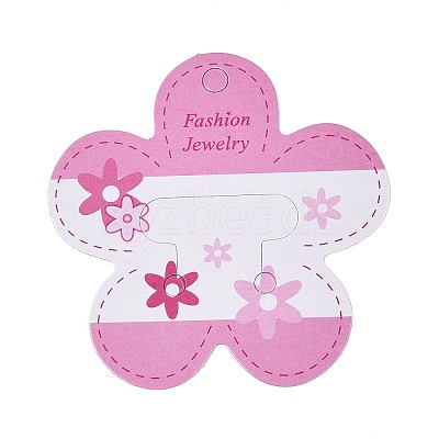 Cardboard Paper Jewelry Display Cards for Hair Ties Storage CDIS-N004-18-1
