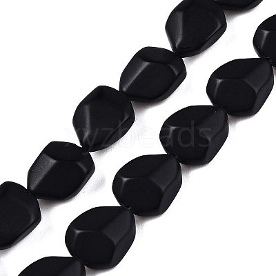Frosted Glass Beads Strands GLAA-T023-30D-1
