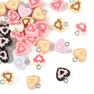 30Pcs Opaque Resin Charms RESI-FS0002-38-1
