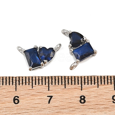 Brass Pave Cubic Zirconia Charms CU-CBA6A75-04P-08-1