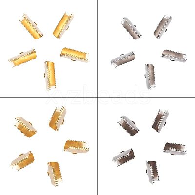 304 Stainless Steel Ribbon Crimp Ends STAS-UN0009-44-1