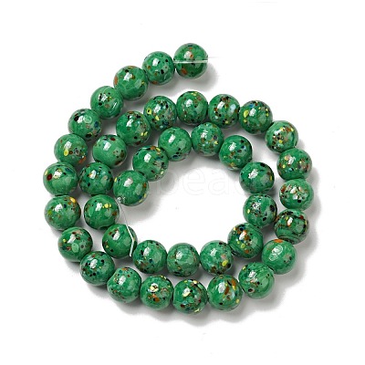 Handmade Lampwork Beads Strand LAMP-C008-02F-1