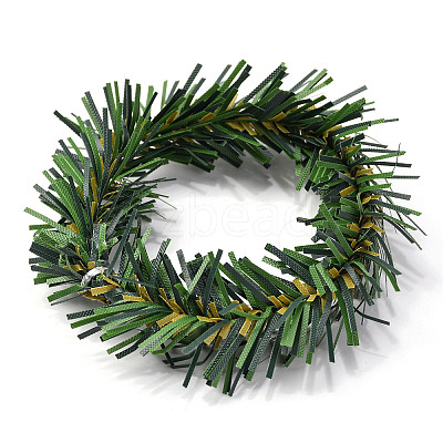 Christmas Theme Iron Napkin Rings AJEW-G062-01A-1