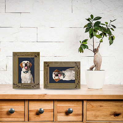 Natural Wood Photo Frames AJEW-WH0292-047-1