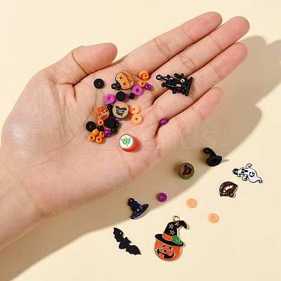 850Pcs Geometric Glass Seed & Polymer Clay Beads DIY-YW0002-75-1