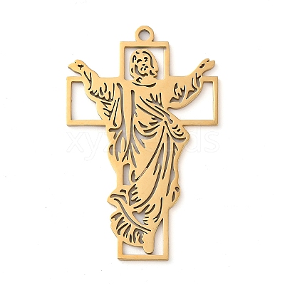 304 Stainless Steel Pendants STAS-R116-04G-1