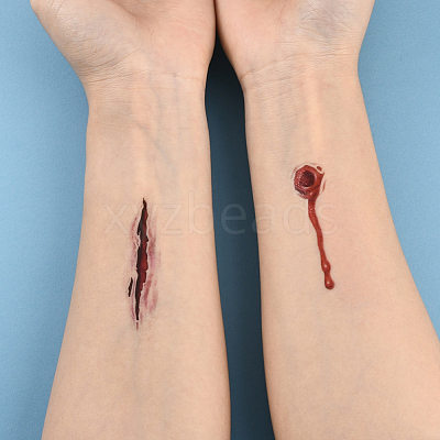 27Pcs Removable Scar Temporary Tattoos DIY-SP0005-66B-1