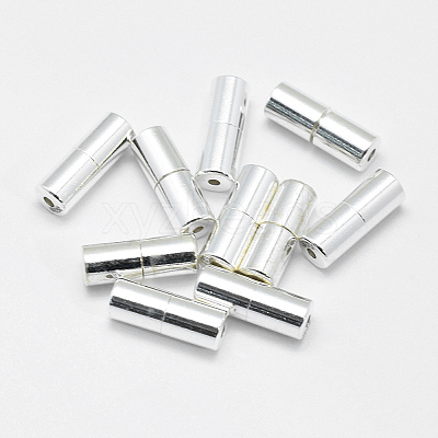 925 Sterling Silver Screw Clasps STER-G019-10S-4mm-1