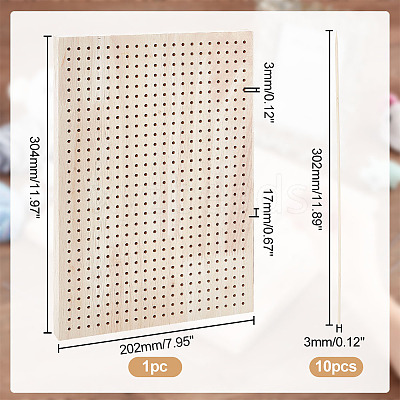 Wooden Crochet Blocking Board DIY-WH0387-22B-1