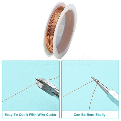 Copper Jewelry Wire CWIR-CW0.5mm-14-1