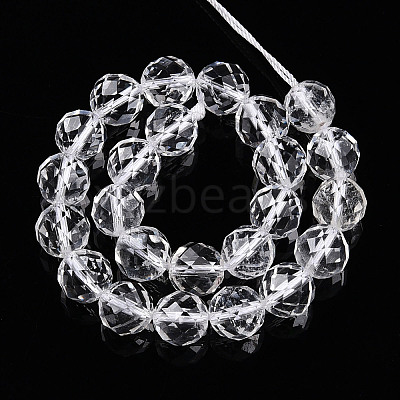 Natural Quartz Crystal Beads Strands G-S345-8mm-35-1