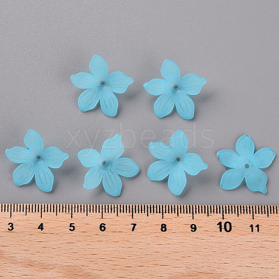 Frosted Acrylic Bead Caps MACR-S371-05A-755-1