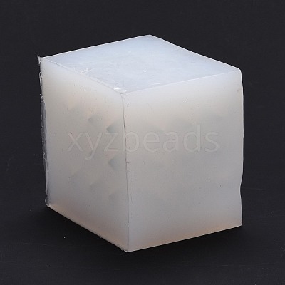 Cuboid DIY Candle Food Grade Silicone Molds with Diamond Shape Ball DIY-B034-12-1