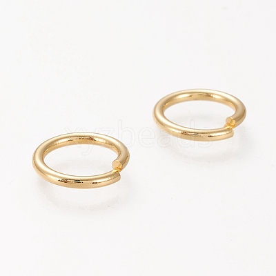 Brass Open Jump Ring KK-L006-017B-G-1