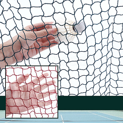 2Pcs 2 Colors Portable Polyester Badminton Net AJEW-NB0006-65-1