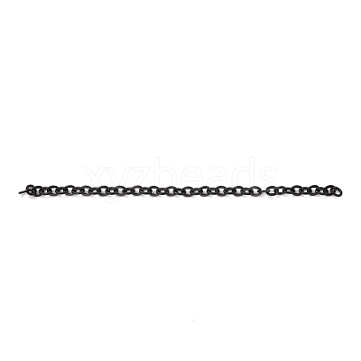 Ion Plating(IP) 304 Stainless Steel Cable Chains CHS-WH0007-01B-EB-1