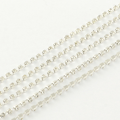 Brass Crystal Rhinestone Strass Chains CHC-R120-07-1