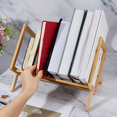 Wood Desktop Bookshelf ODIS-WH0030-313A-01-1