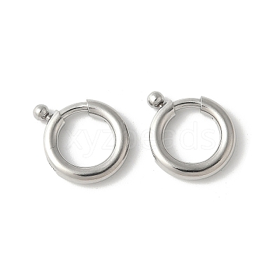 316 Surgical Stainless Steel Spring Gate Rings STAS-H234-06P-01-1