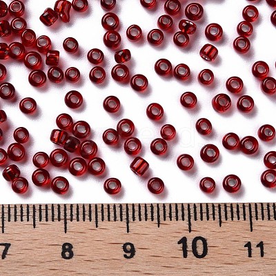 8/0 Glass Seed Beads SEED-US0003-3mm-25B-1