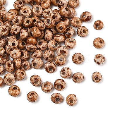 Picasso Glass Seed Beads SEED-Q038-03C-1