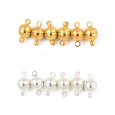 12 Sets 2 Colors Brass Magnetic Clasps KK-FS0001-55A-1