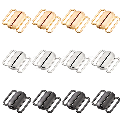 12Pcs 3 Colors Alloy Interlocking Clasps FIND-PH0021-43-1