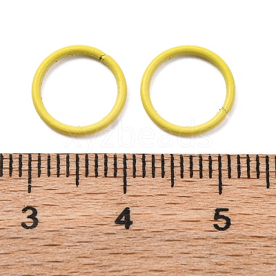 Spray Painted Iron Open Jump Rings LS-IFIN-F149-B13-1