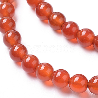Natural Agate Beads Strands G-I261-B04-6mm-1