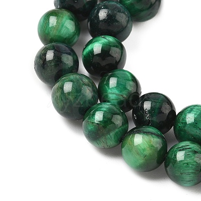 Grade B Natural Tiger Eye Beads Strands X-G-F591-18-8mm-04-1
